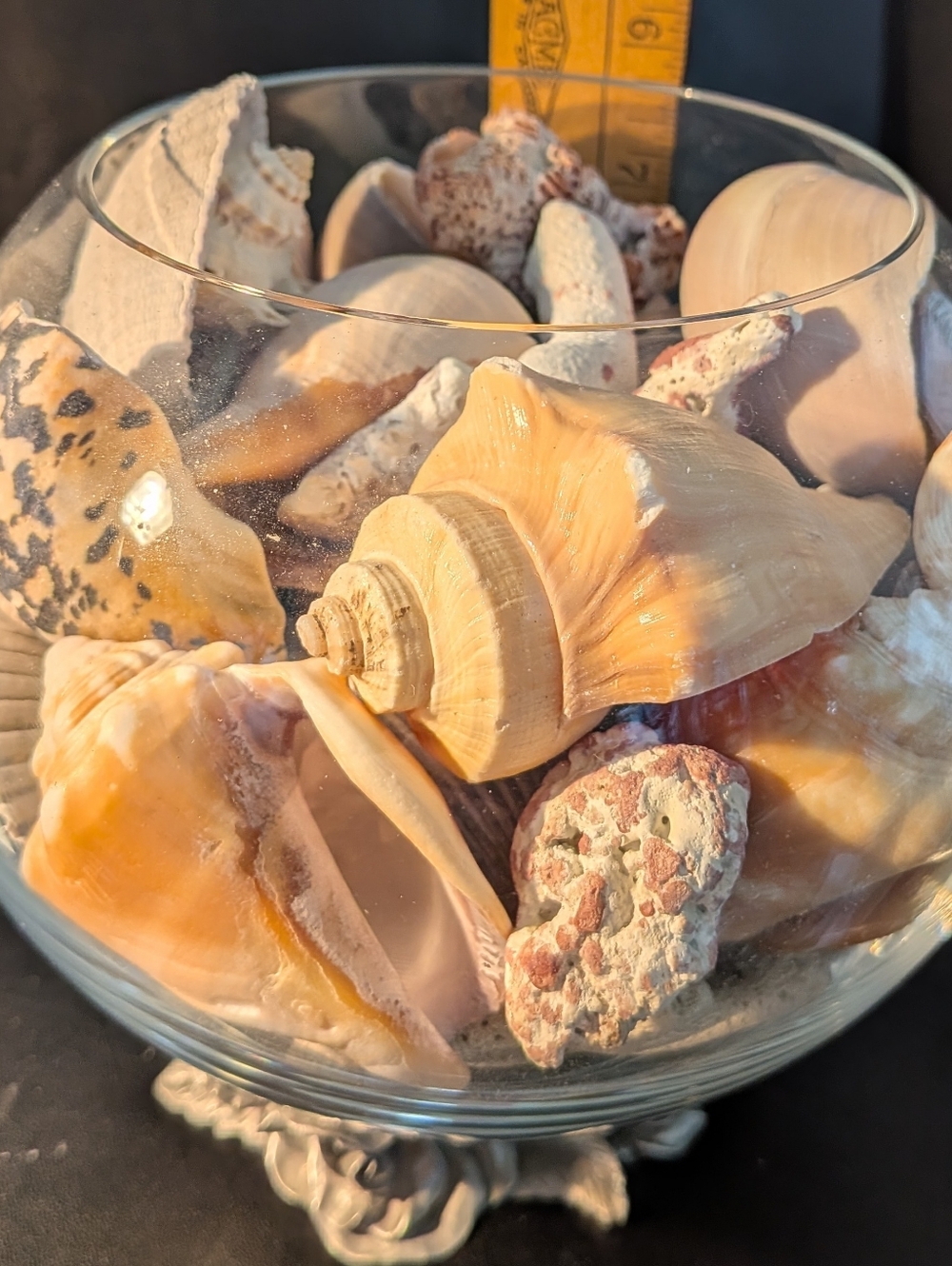 Seagull Pewter Floral Art Candle/Bowl Holder Base 5" Diameter Signed Zinn 1994